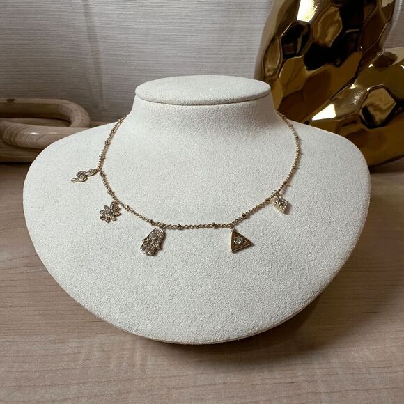 STELLA AND DOT X Rebecca Minkoff Hamsa‎ Charm Necklace - Picture 4 of 6